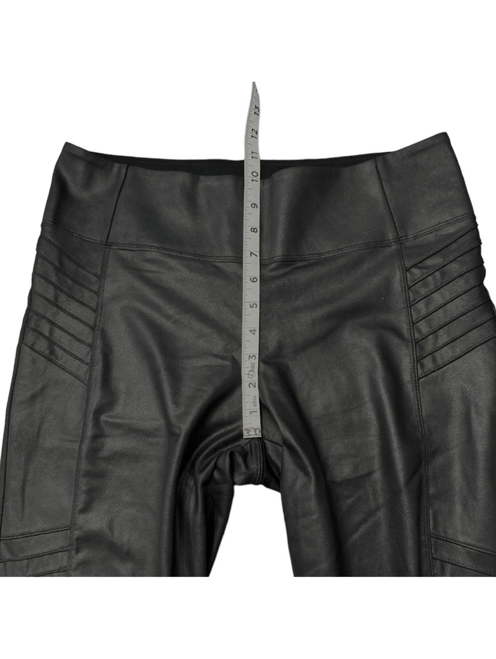 Athleta Delancey Moto Tight Black Zipper Ankle Activewear Athleisure Women’s L - Picture 5 of 12